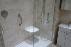 Walk-in Shower with Shower Seat