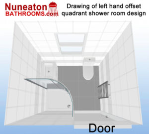 Left Hand Shower Room Design