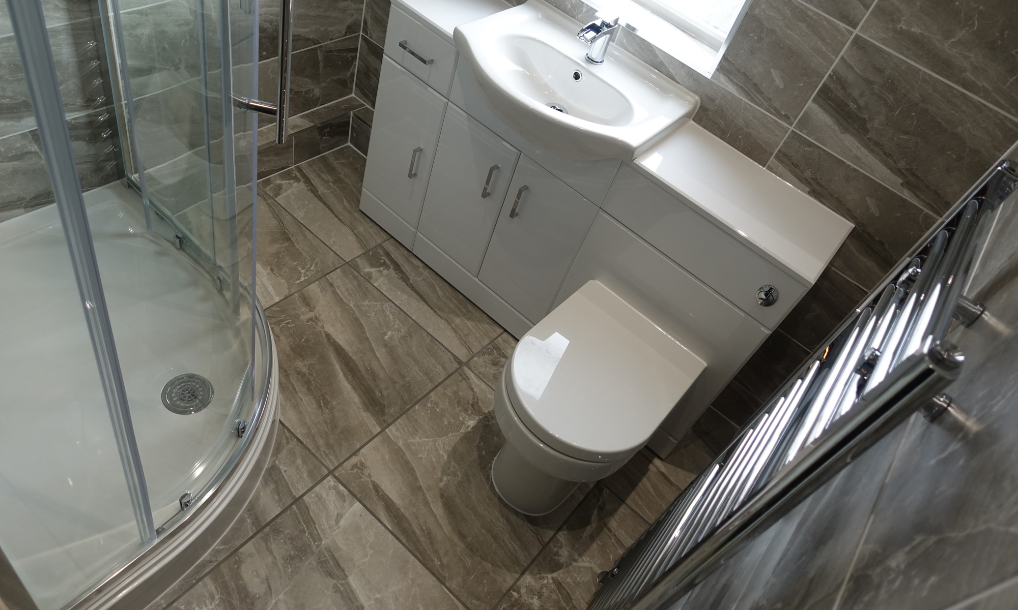 Nuneaton Bathrooms - Bathroom to Shower Room Conversion